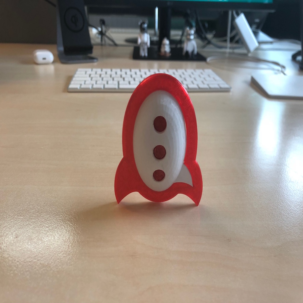 3D Rocket.Chat logo 