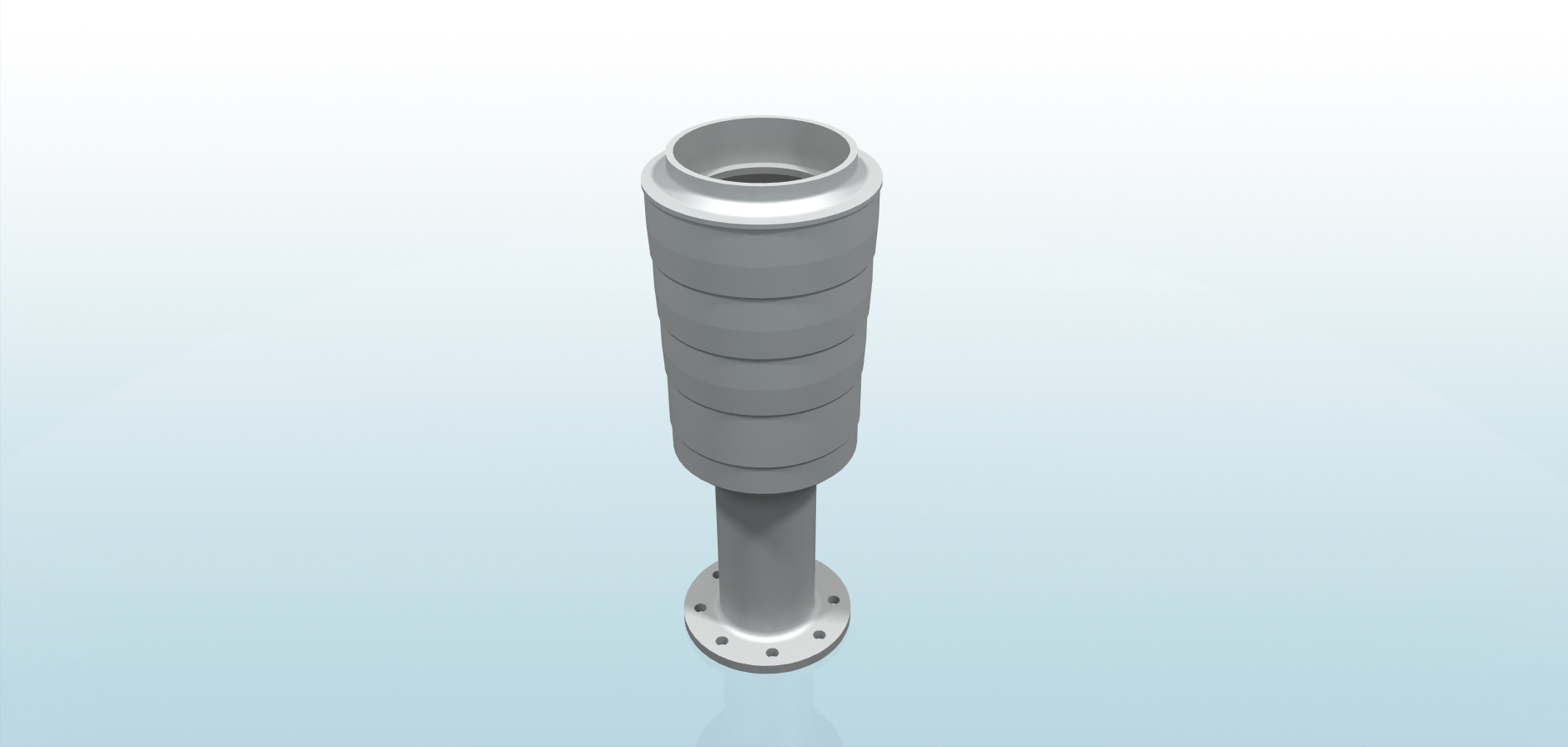 Resized 60% jet engine HPC spool to fix clearence problems