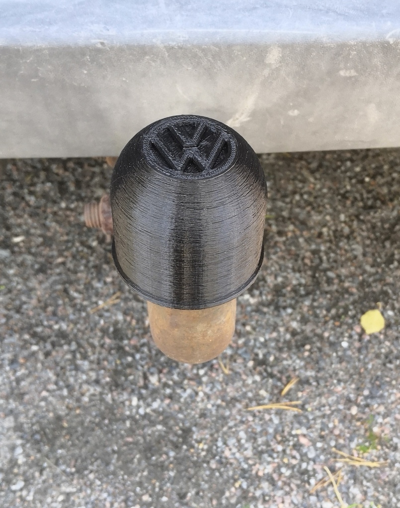 VW hitch cap