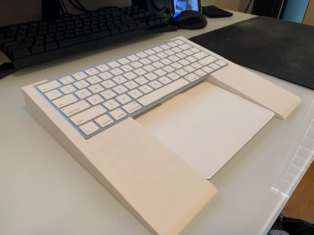 Apple magic keyboard and trackpad palm rest V2