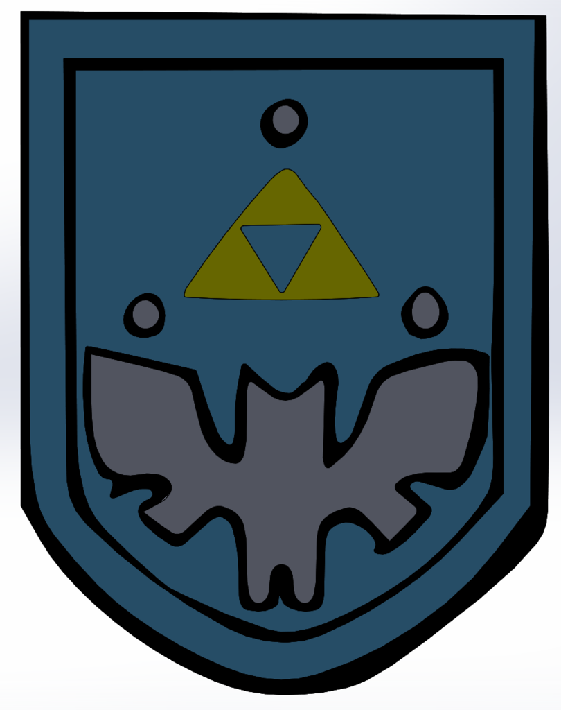Bouclier de Link, dans Zelda 4 swords sur Gamecube (shield)