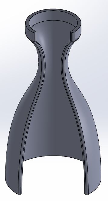 Rocket Engine Nozzle Cutaway