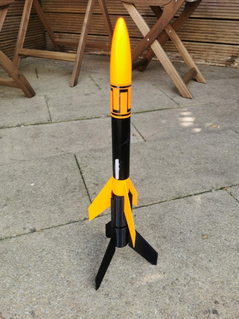 Booster stage for Estes Alpha III Model Rocket