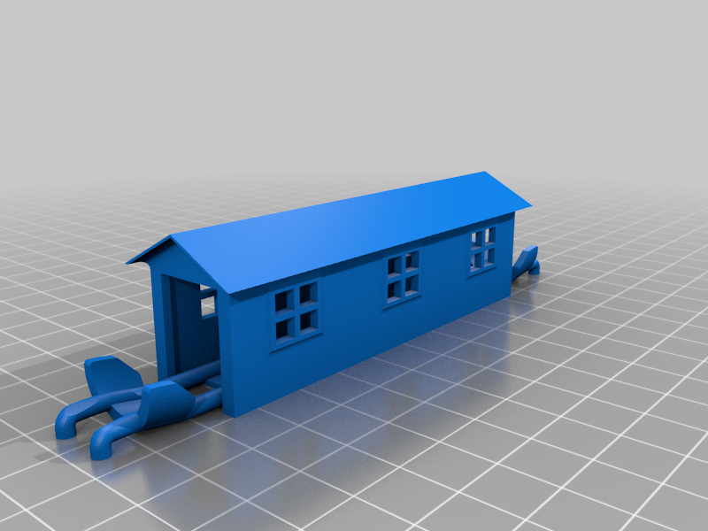 GraviTrax compatible barn bridge