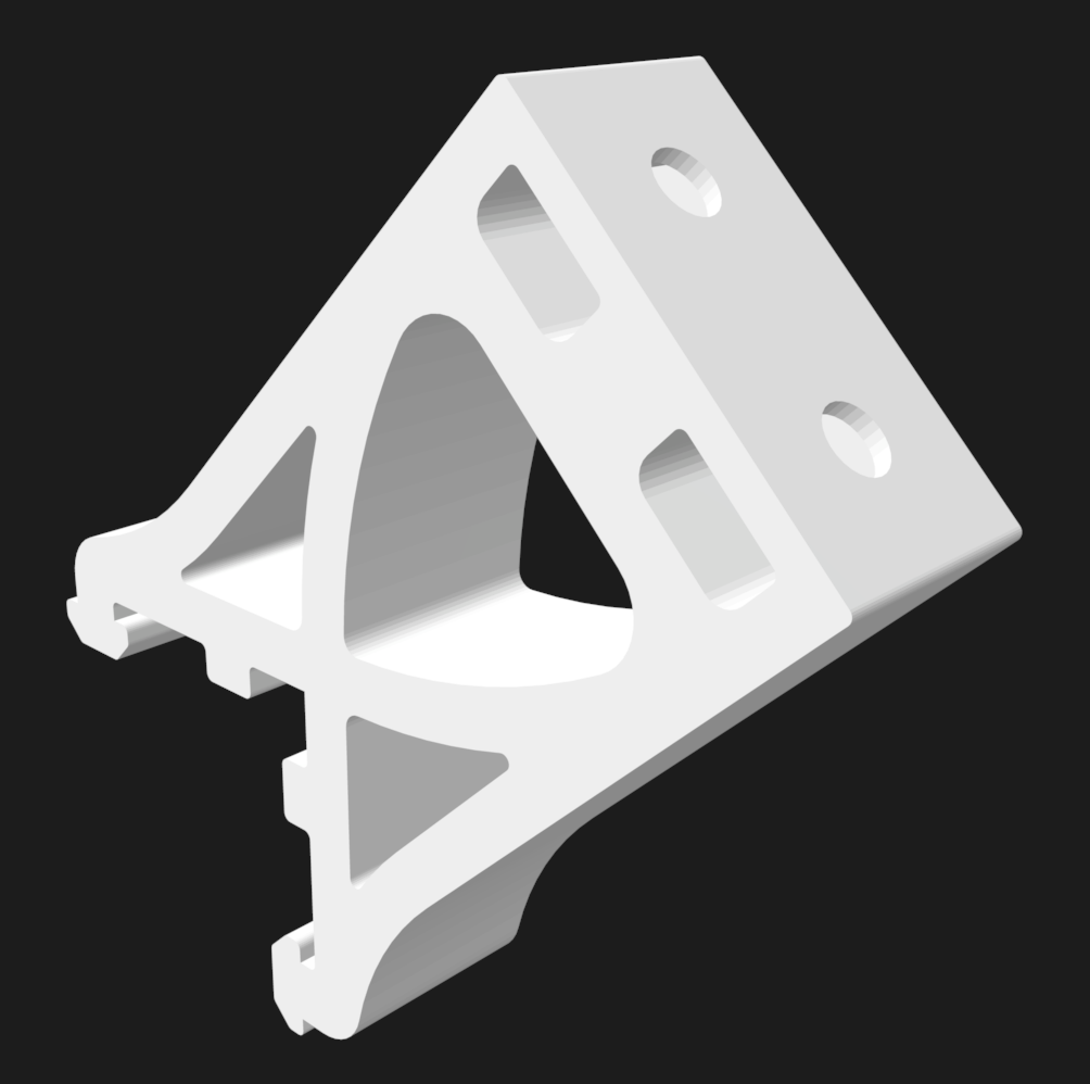Creality Ender 3 spool side mount - Little Ghost
