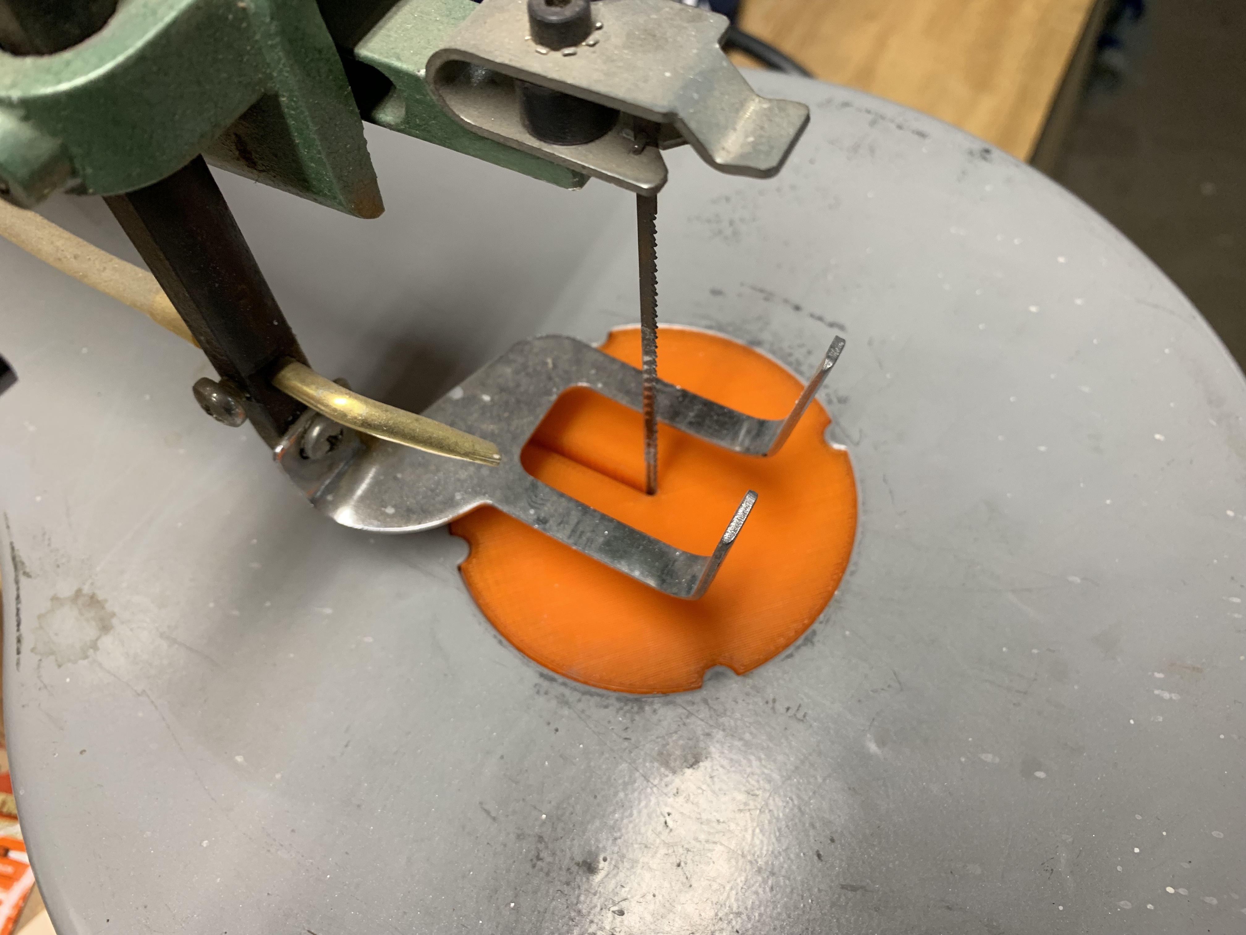 Scroll Saw Table Insert (for Harbor Freight 16in scroll saw)