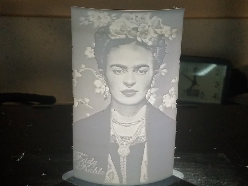 Frida Kahlo Lithopane