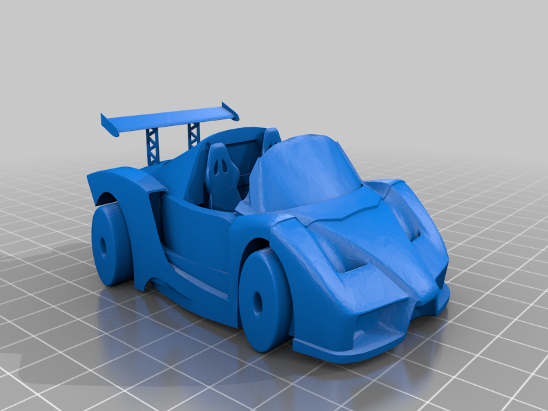3D printed Ferrari Enzo convertible