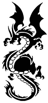 Dragon stencil 3