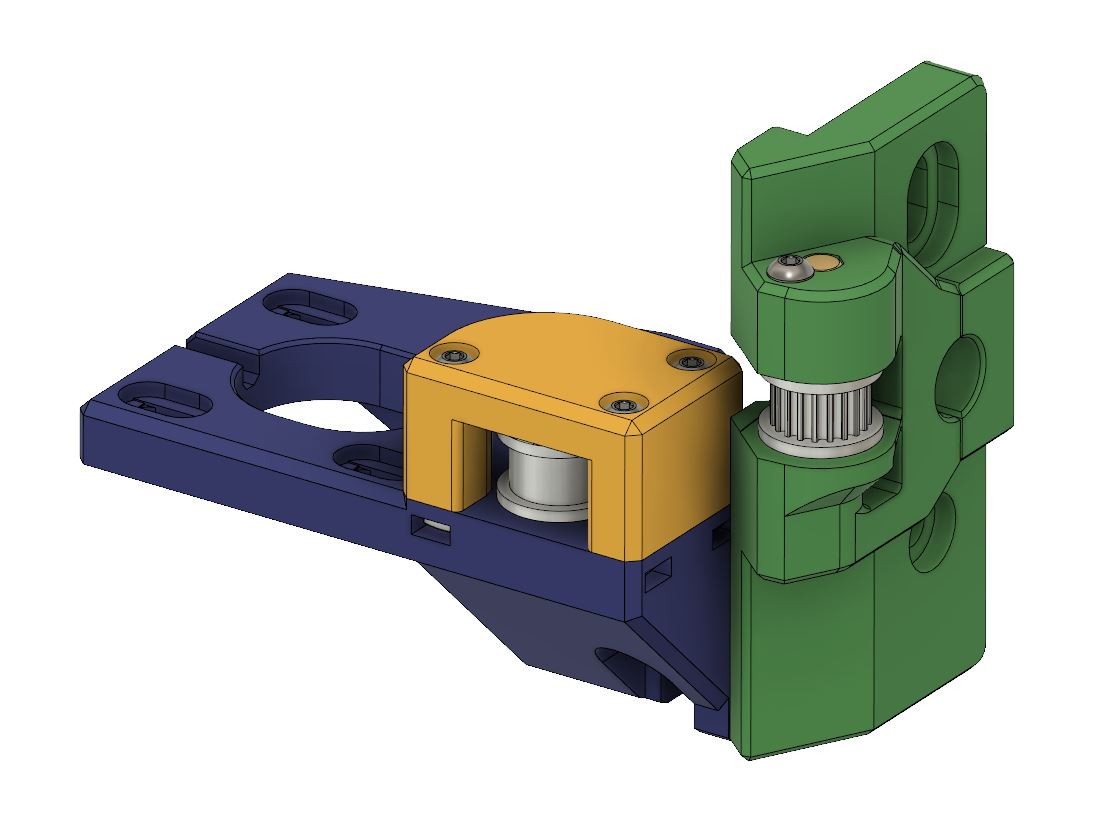 Hypercube Evolution XY Axis with Rear Mounted Steppers