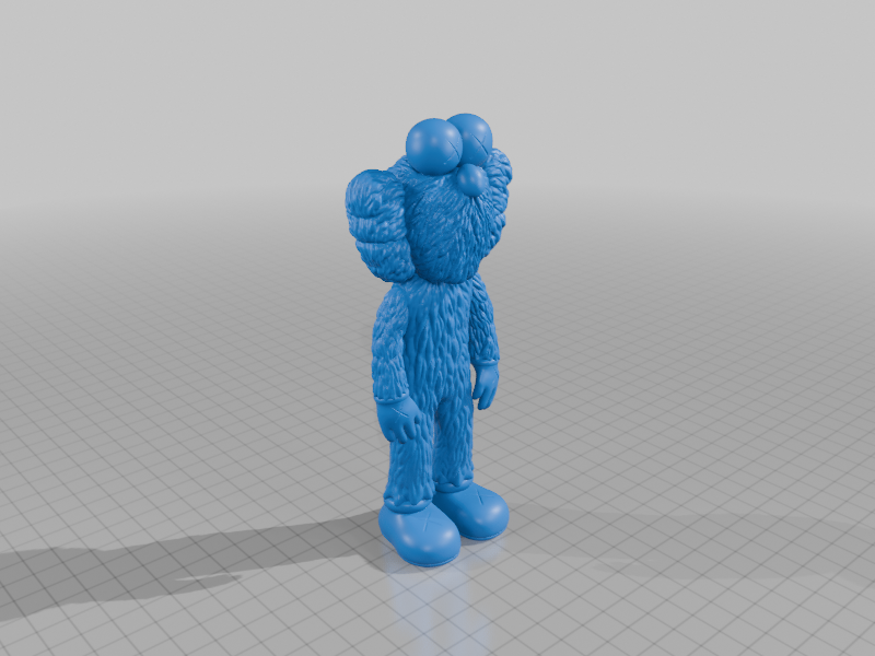 Kaws cookie monster