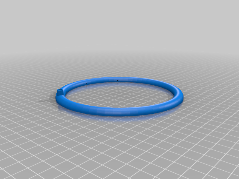 My Customized Parametric hydro halo / watering ring
