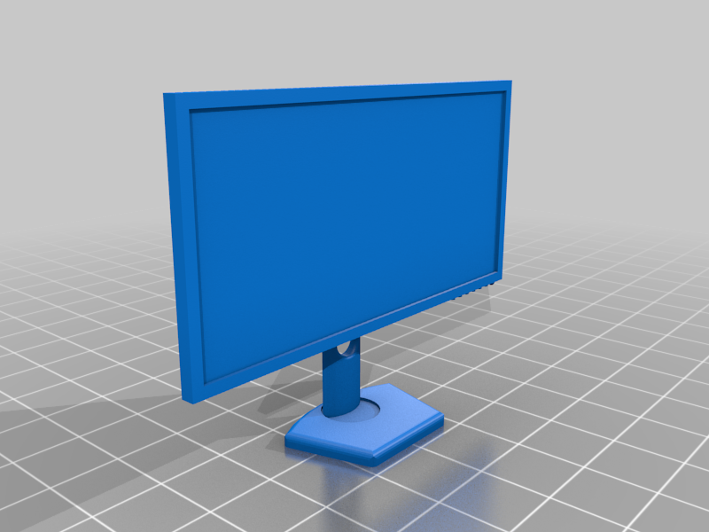My 3d monitor, real dimensions