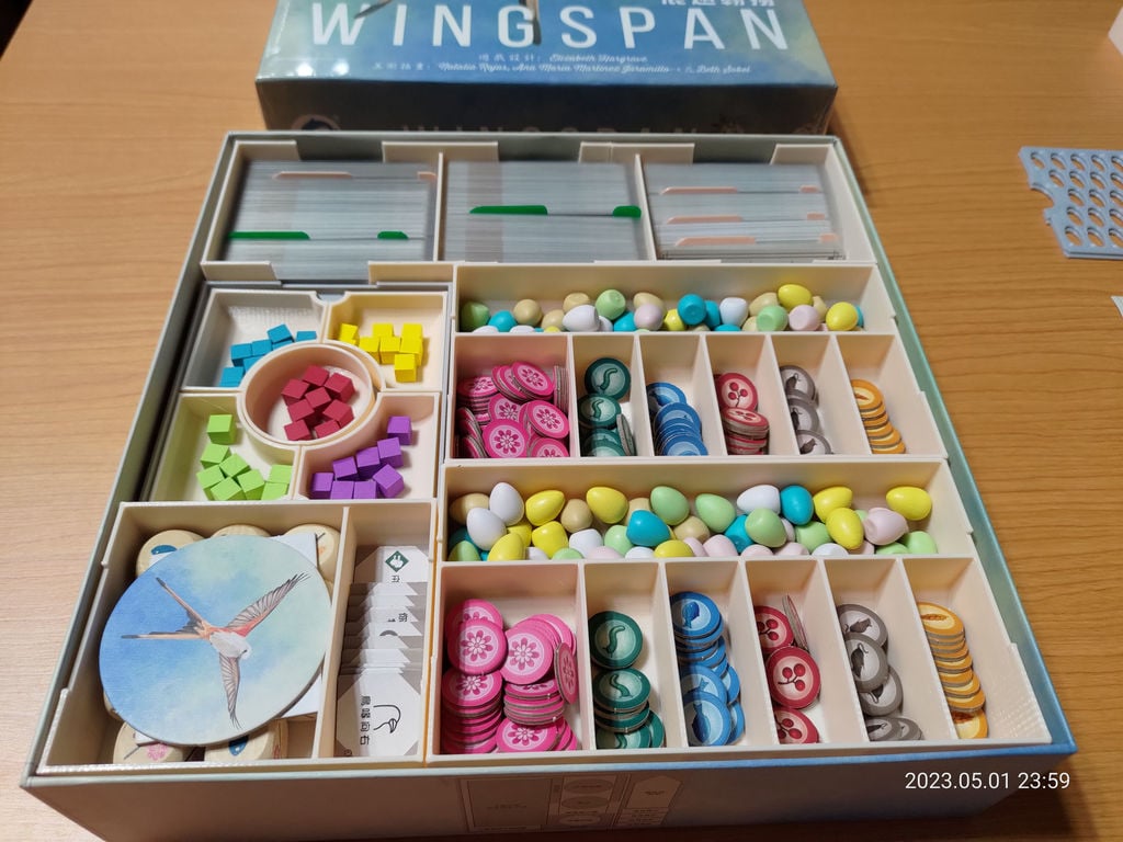 Wingspan - boardgame box insert