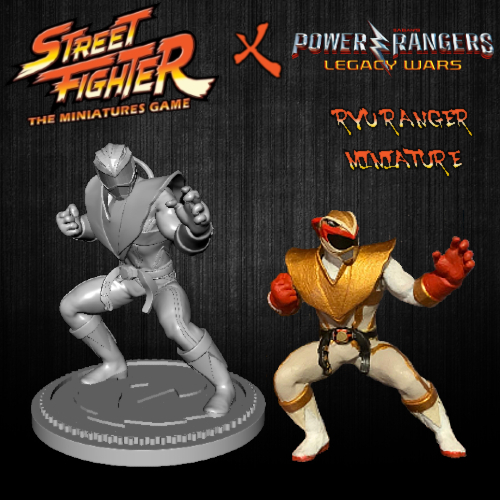 Ryu Ranger Alt. Outfit/Sculpt for Ryu - Street Fighter Miniatures Game
