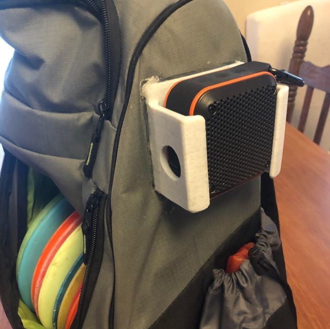 Disc Golf Bag Bluetooth Speaker Holder