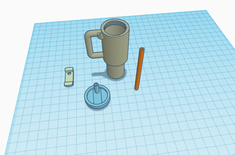 3D model Stanley Quencher Tumbler VR / AR / low-poly