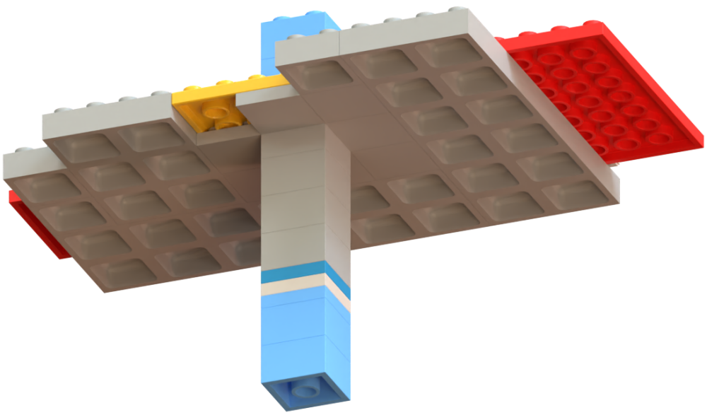 Lego compatible waffle slab