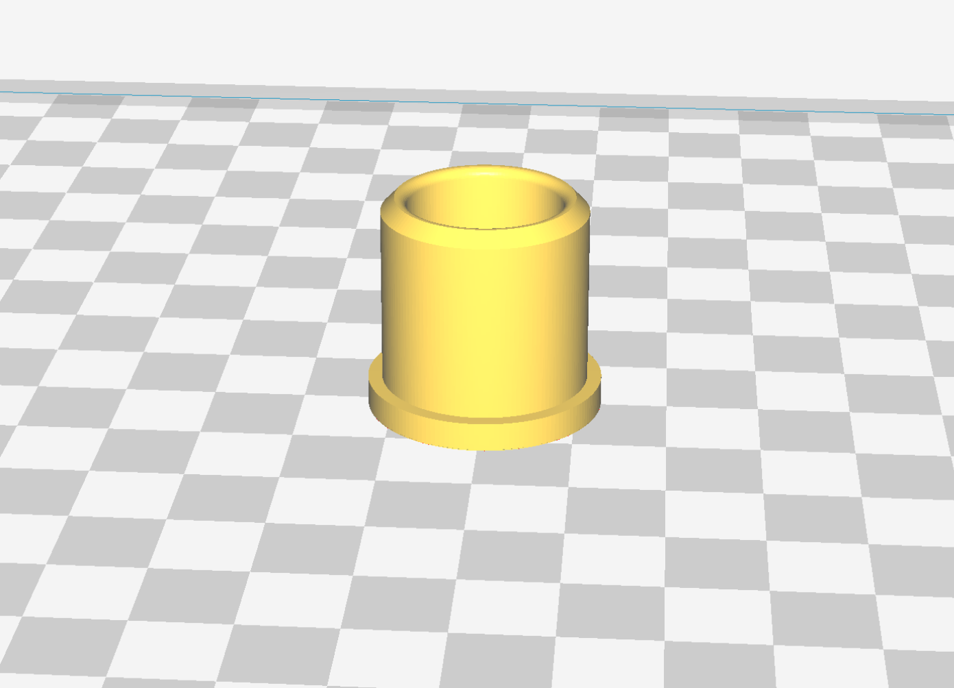 MPCNC tube cap with hole for cables 25.4OD, 22.5ID