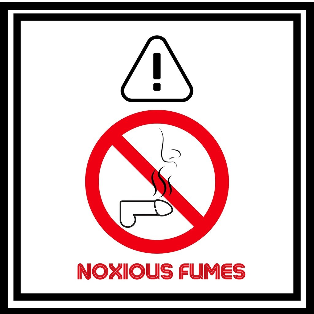 Smell My Penis - Warning Noxious Fumes Coaster