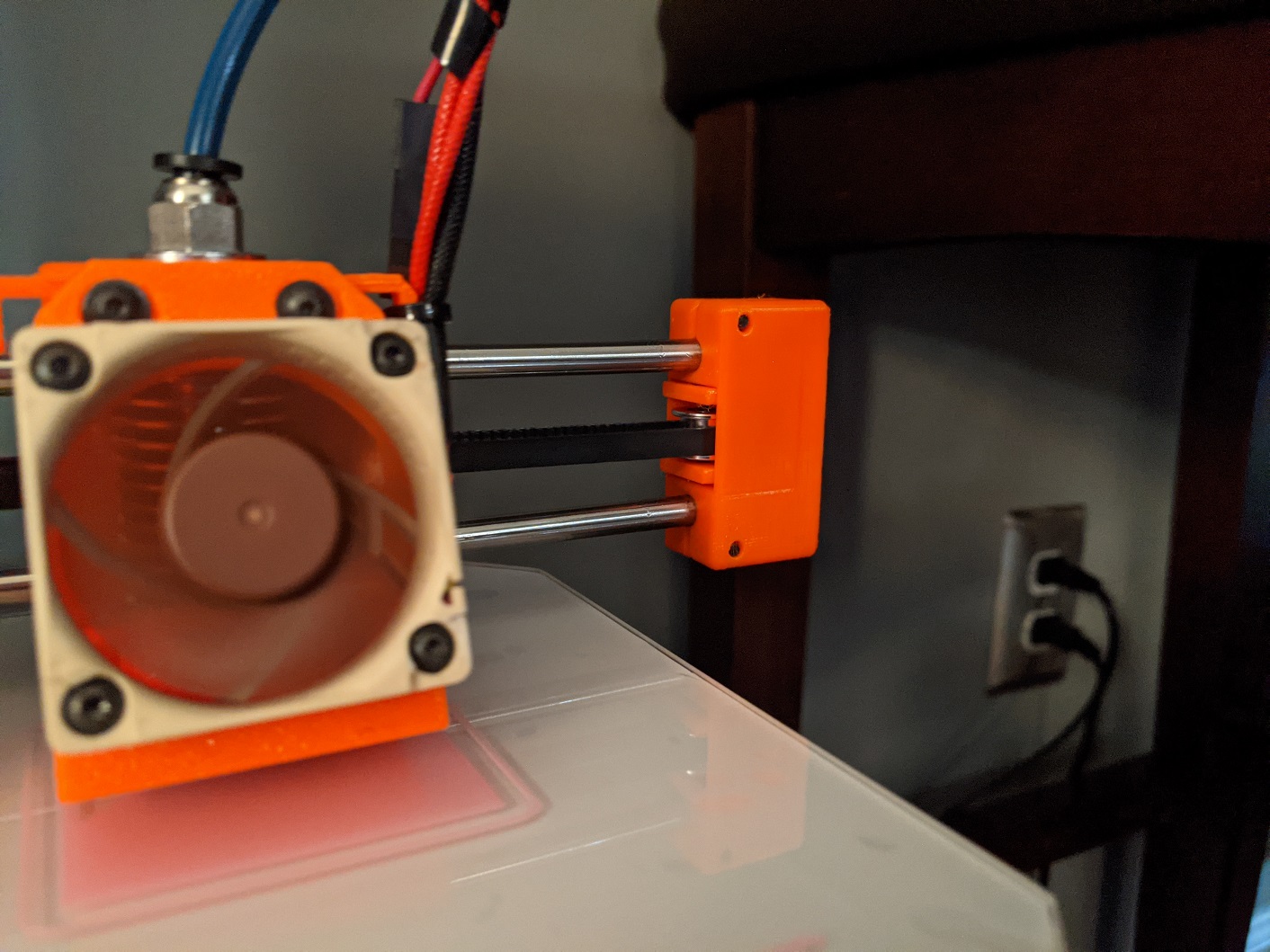 Monoprice Mini X Axis Idler End Block