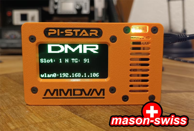 MMDVM Duplex Hotspot Case with 2.4" Oled, Raspberry Pi Zero