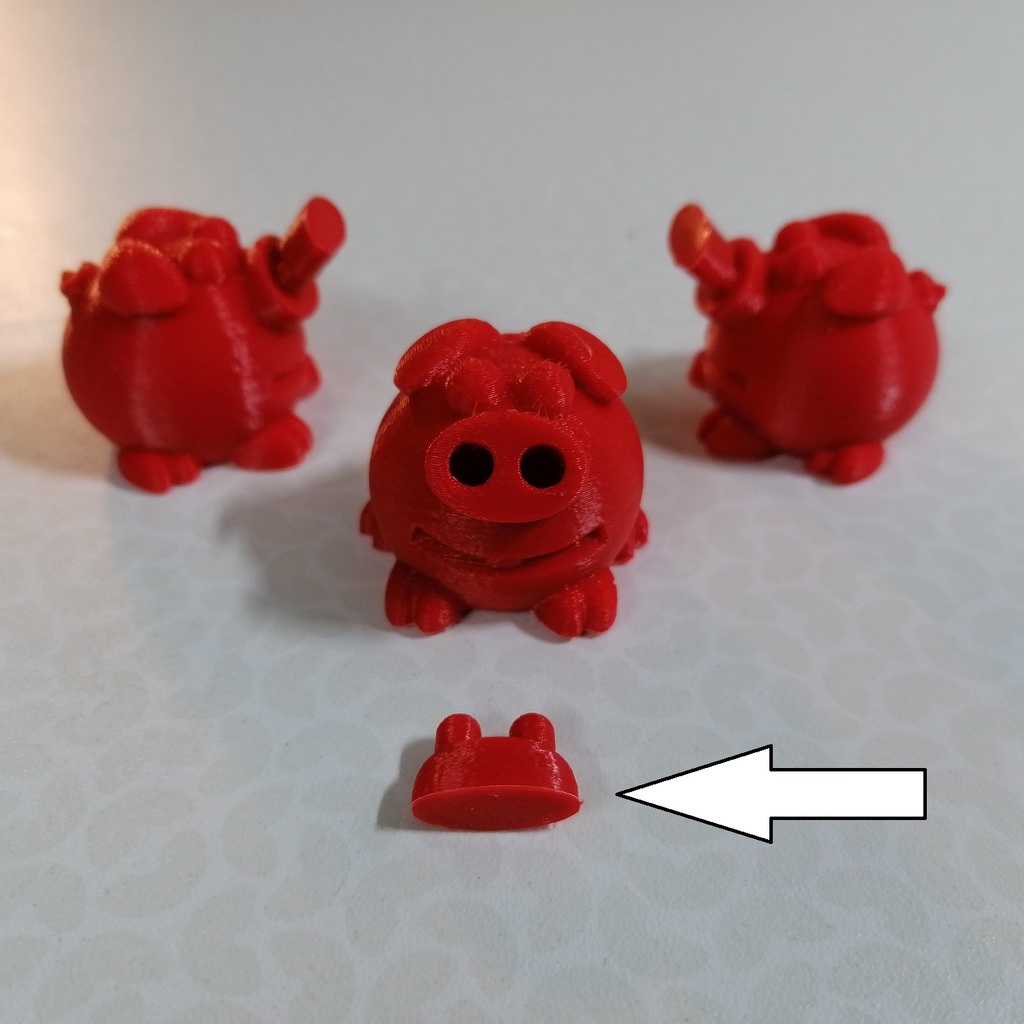 Plug for Pig Toothpaste Topper