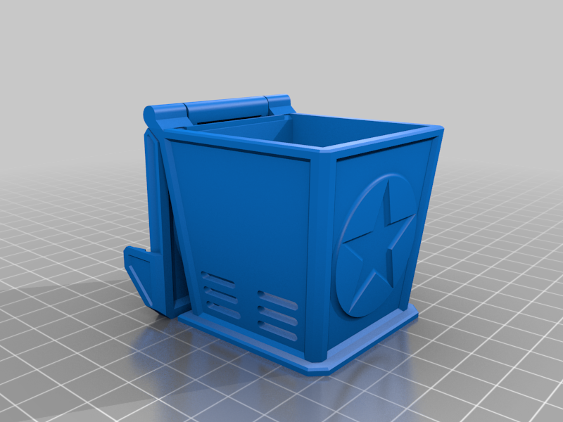 PRINT-IN-PLACE CONTAINER