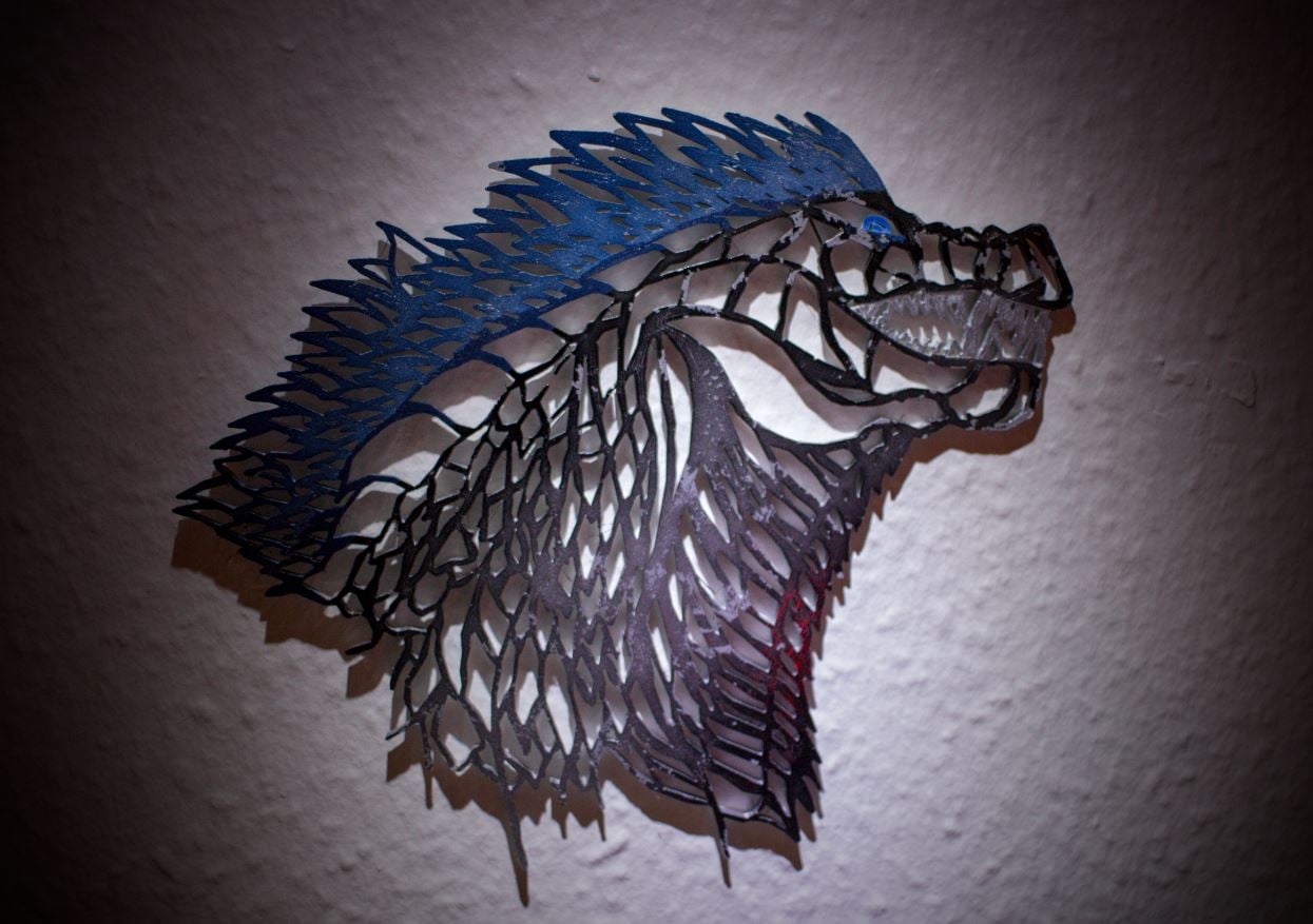 Godzilla Wall Hanging / Artwork for Interior Decoration