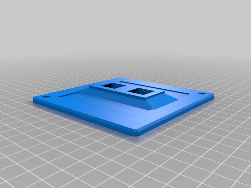 Dual Keystone Junction Box Cover