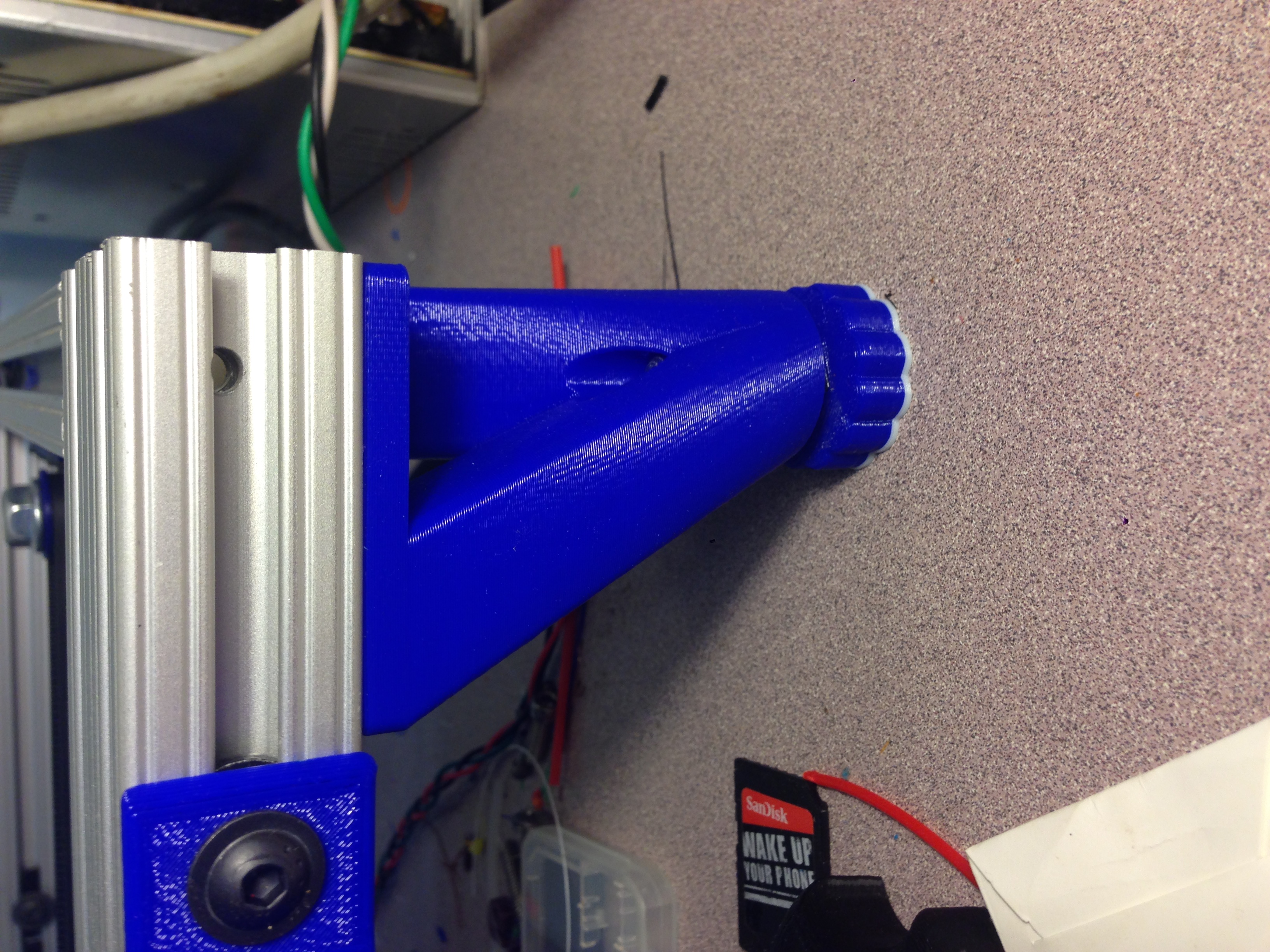 Sturdy Leg With Adjustable Foot For Square Printers