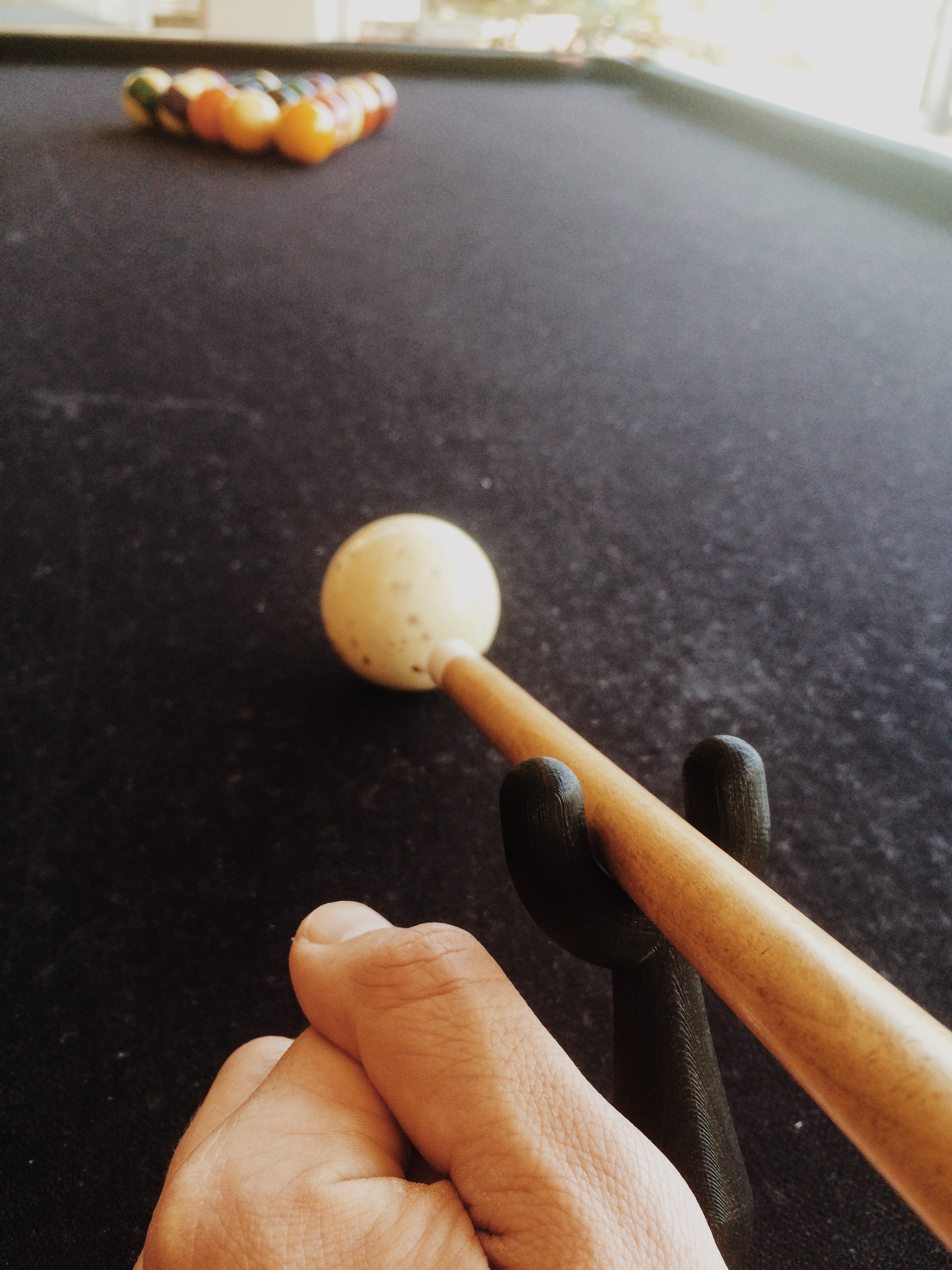 Cue Stick Bridge Attachment for Prosthetic Adaptor