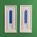 VICTORIAN DOORS 1:12 DOLLHOUSE SCALE 3D model