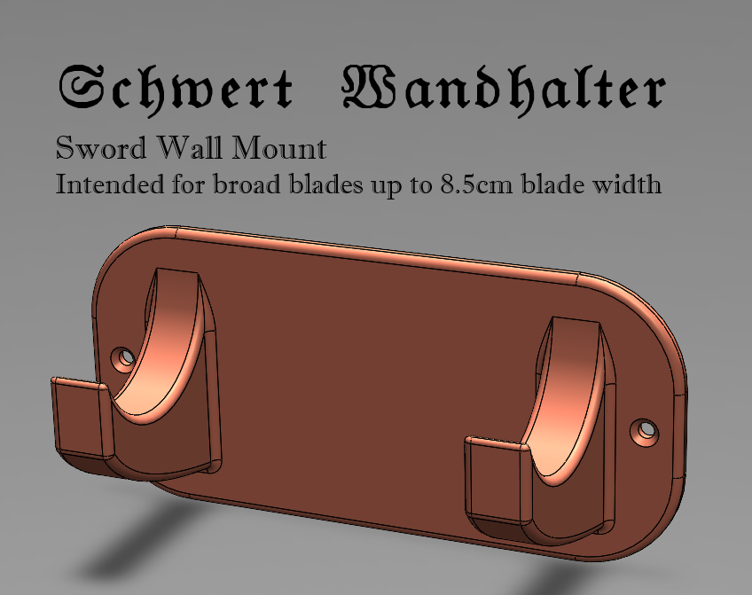 Sword Wall Mount / Schwert Wandhalter