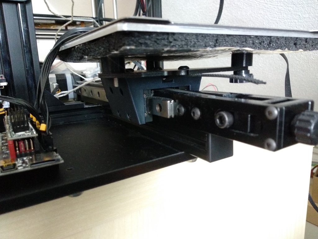 Creality Ender 2 - Dual Mgn12H Slider - Bed Linear Rails Conversion