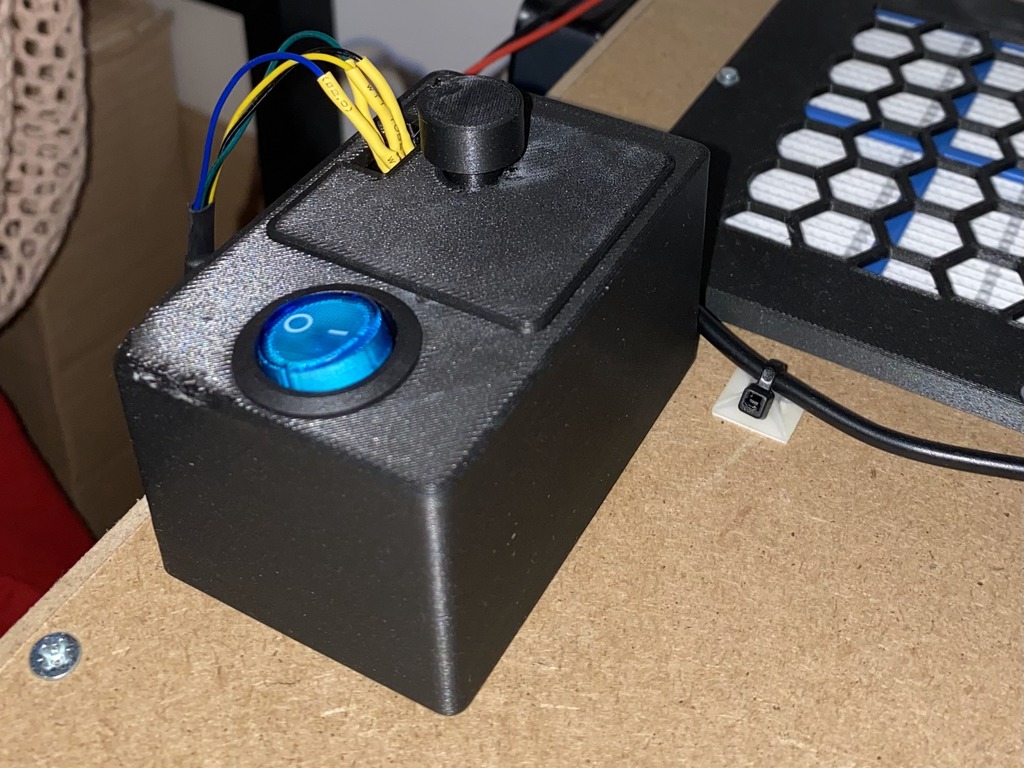 Housing for a PWM fan control board (3D Printer Encasing)