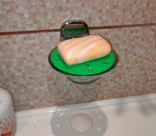 Soap mesh to protect soap from water