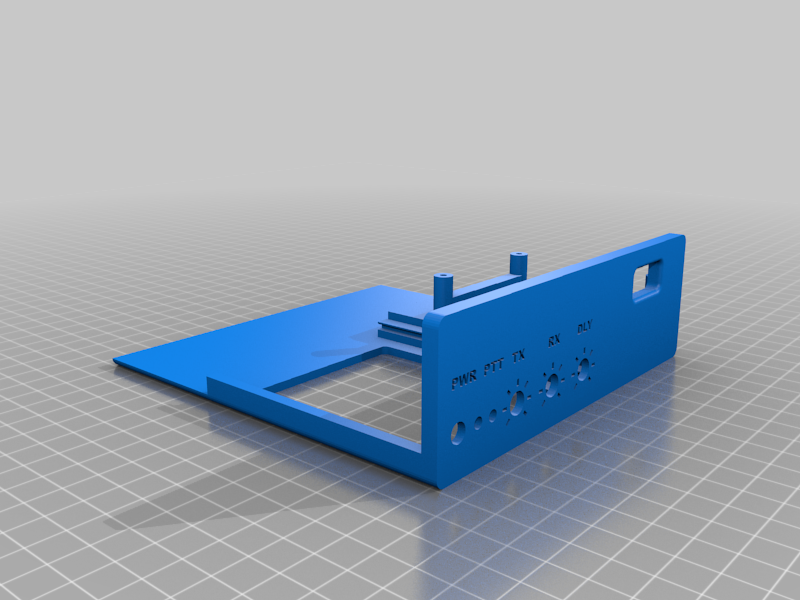 FT817 Stackable Case (Slider235) Tray for SignalinkUSB and Raspberry PI