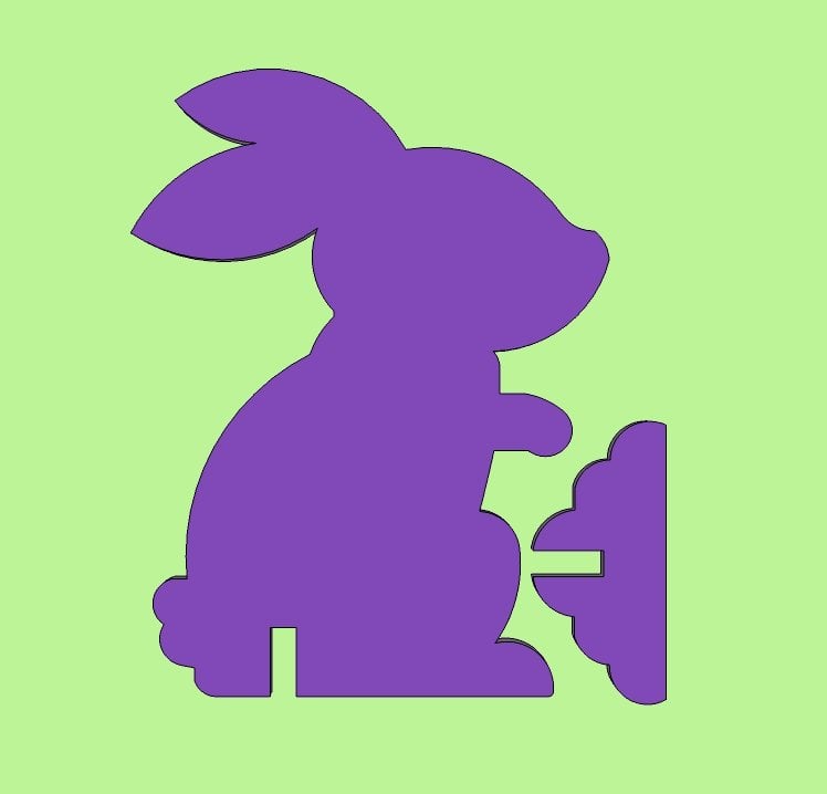 Easter Bunny Stand Up 2