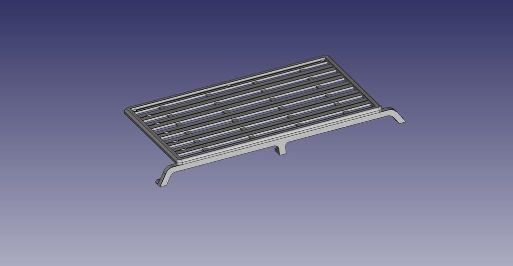  Roof Rack - Flat Tray 1/10 Scale Model
