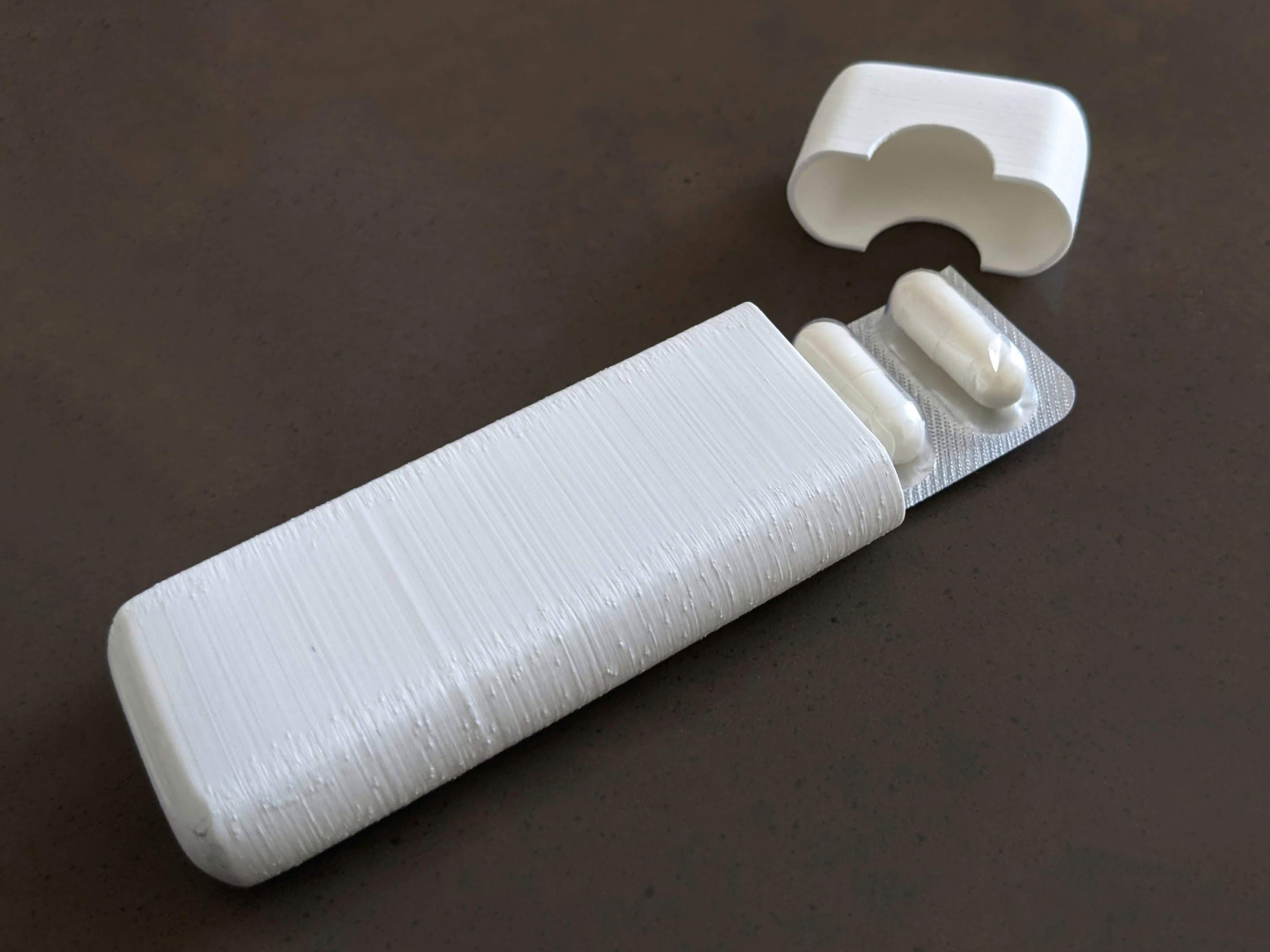 Pocket box for pills, rosary etc.