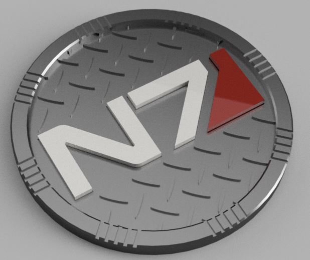 Mass Effect N7 Coaster