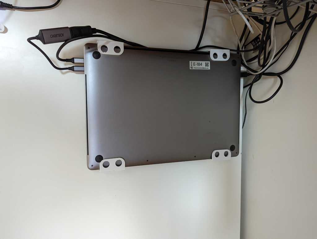 Laptop wall mount