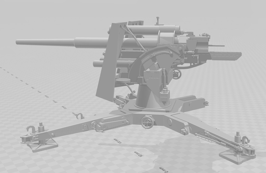 28mm Flak 88 Artillery for Bolt Action.