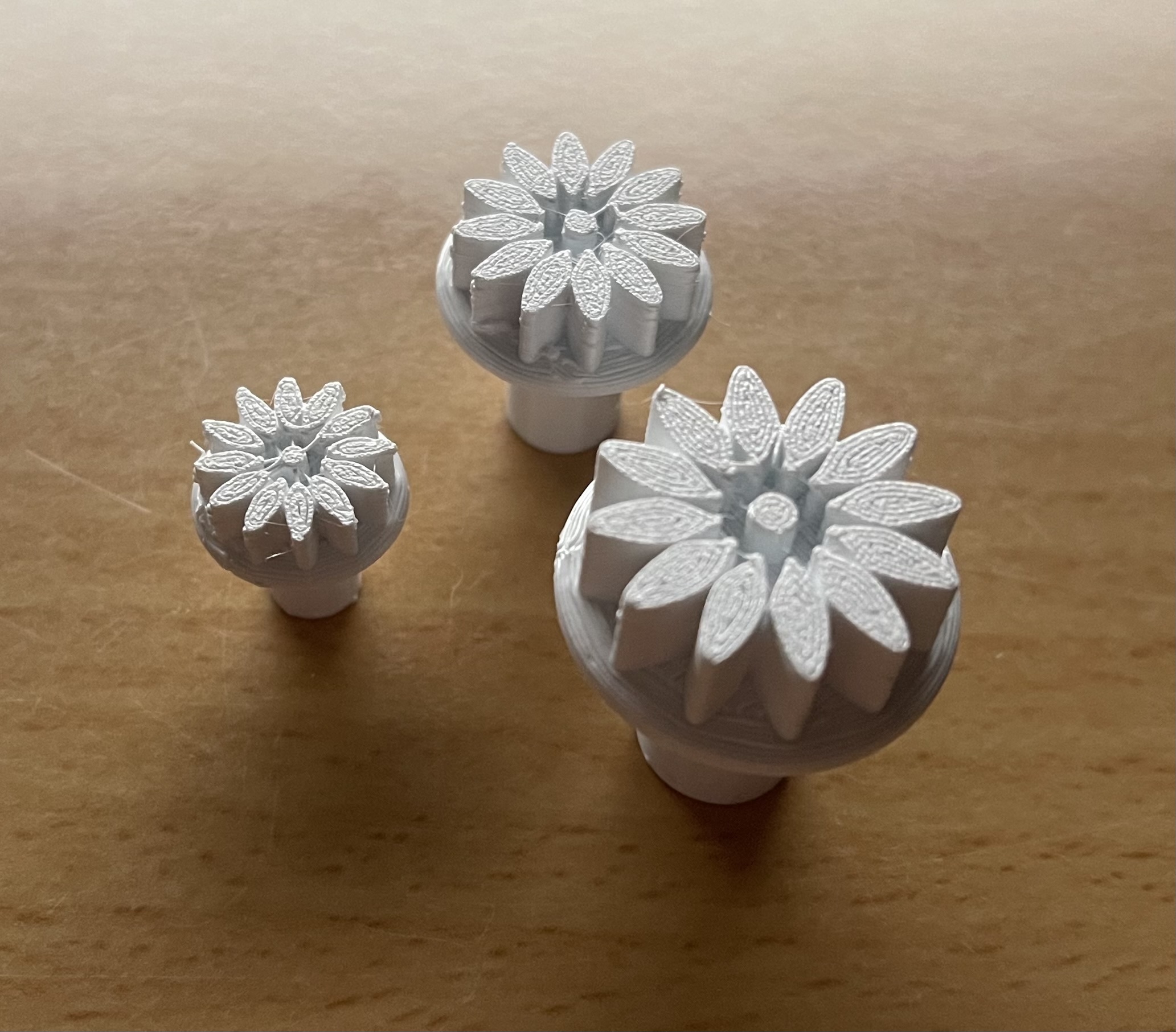 Pottery Stamp with Flower