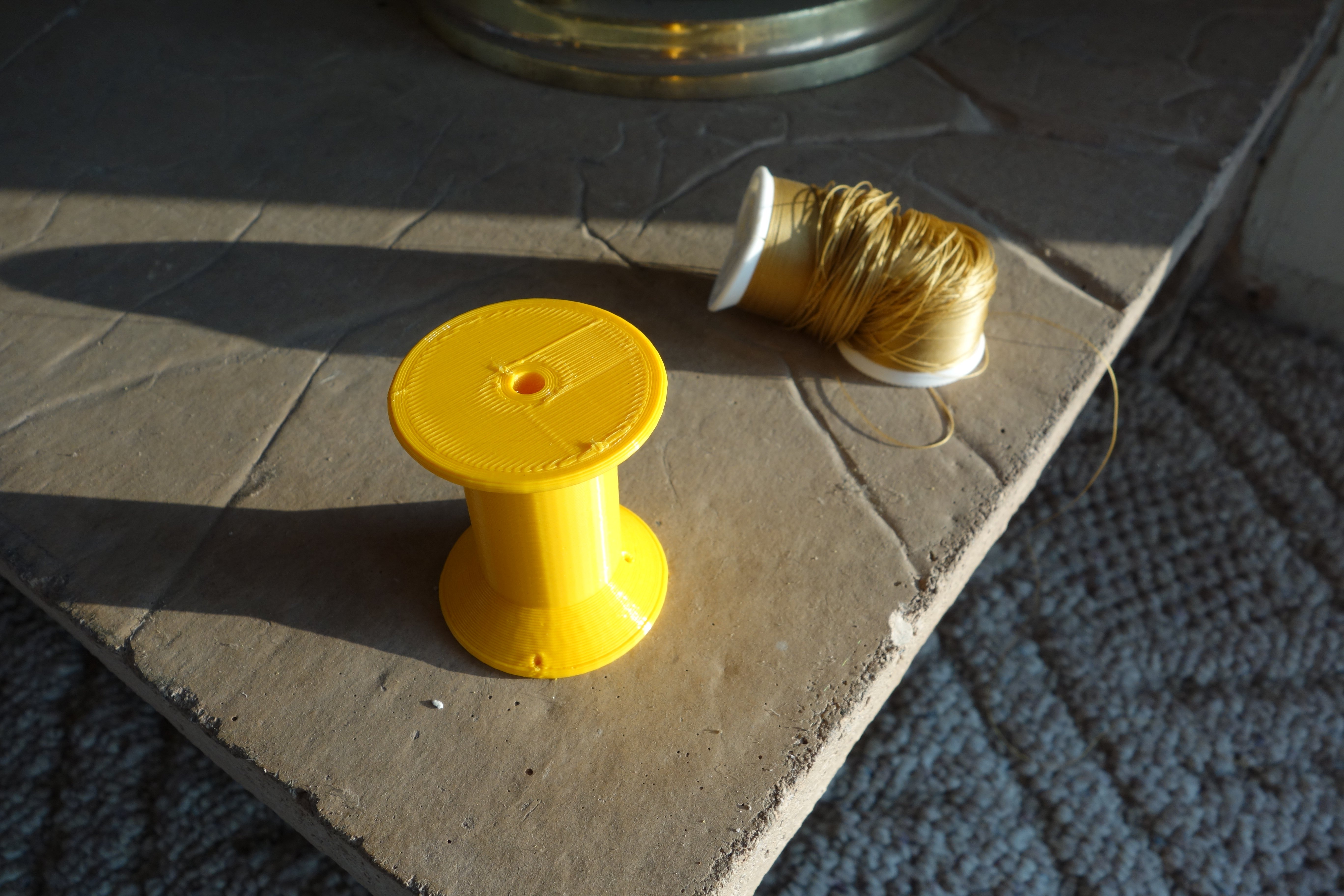 Parameterized Spool for thread or string