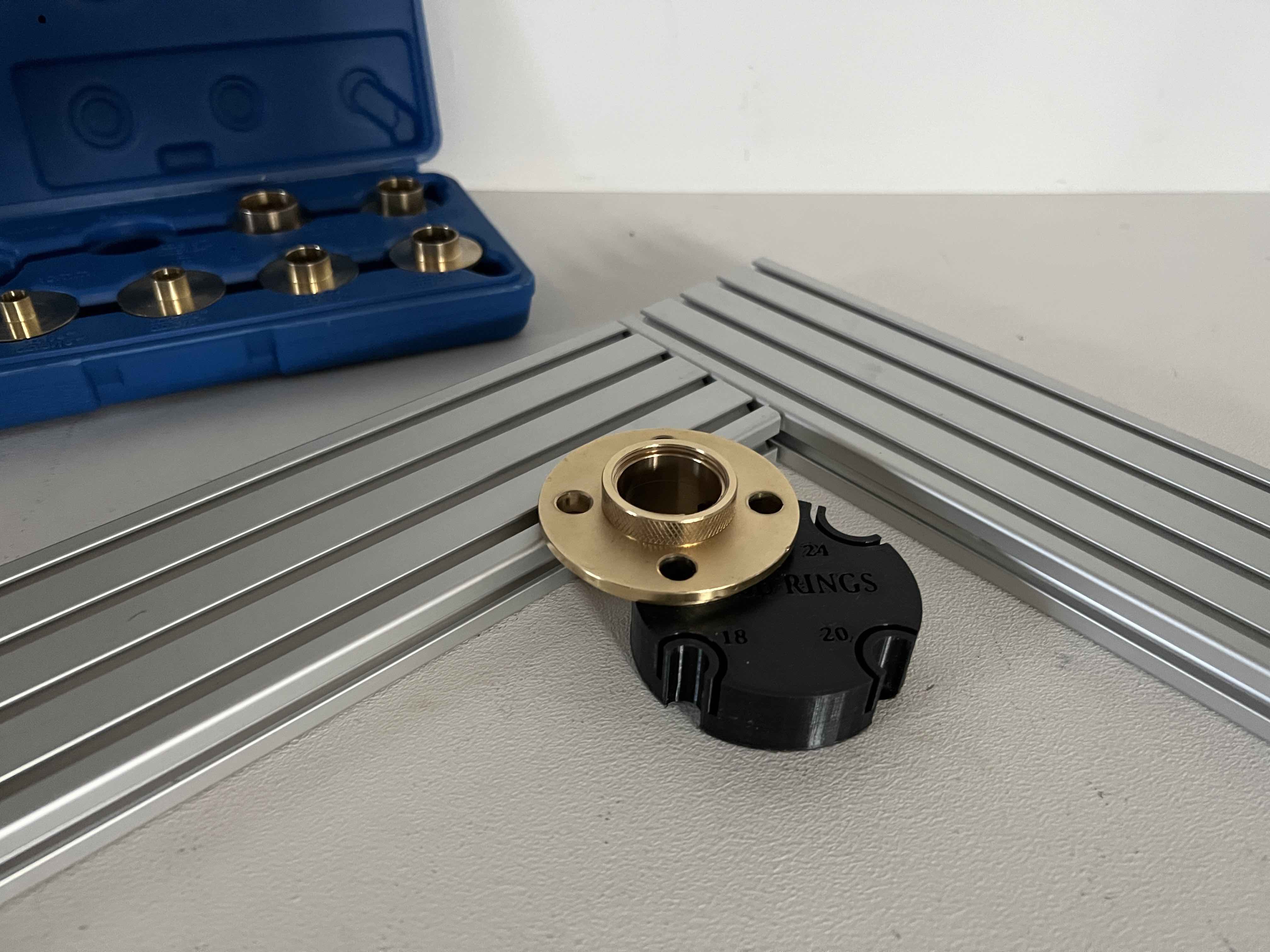 Tilt Protector for  Aluminium Router Template for KATSU Rings for Makita RT0700