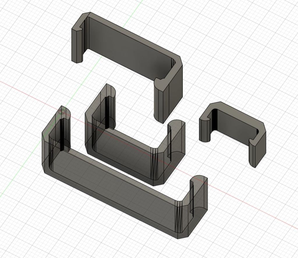 Ender Frame Clips - Cable Clips - Cable Tidy (Ender3 - 5, Creality)