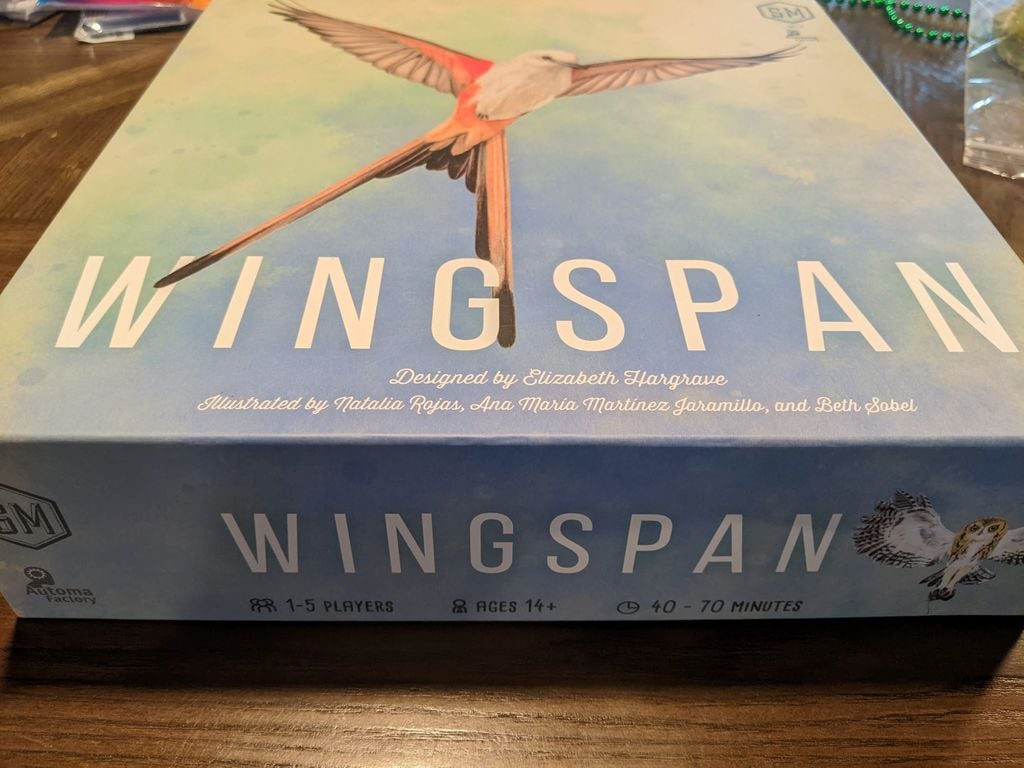 Wingspan Box insert/organizer w/ European & Oceania expansions - sleeved cards