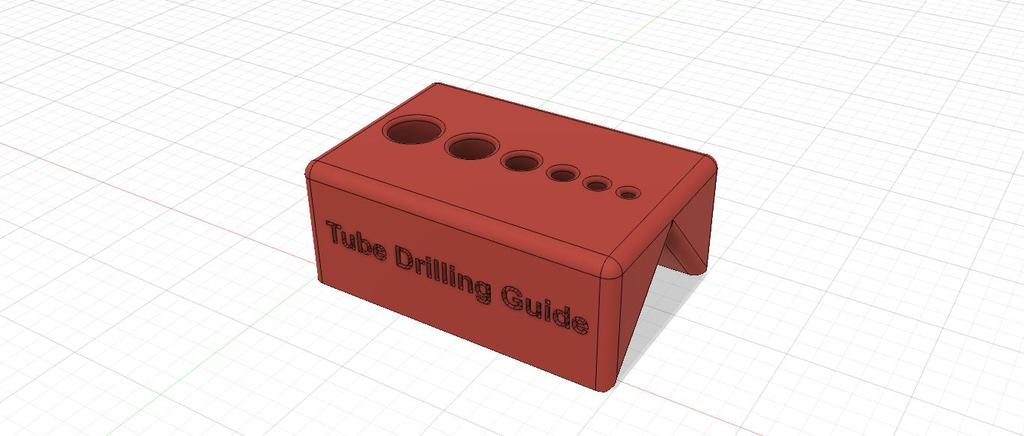 Tube drilling guide